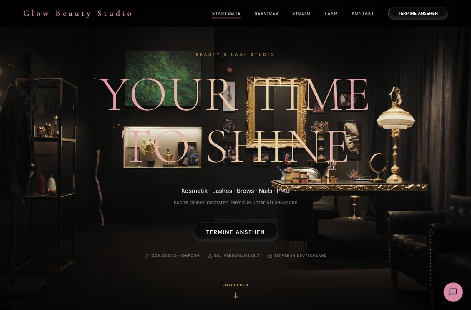 Vorschau: Black & Gold Template